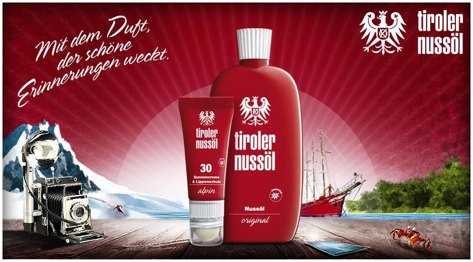 Tiroler Nussöl – Keyvisual Sonnencreme