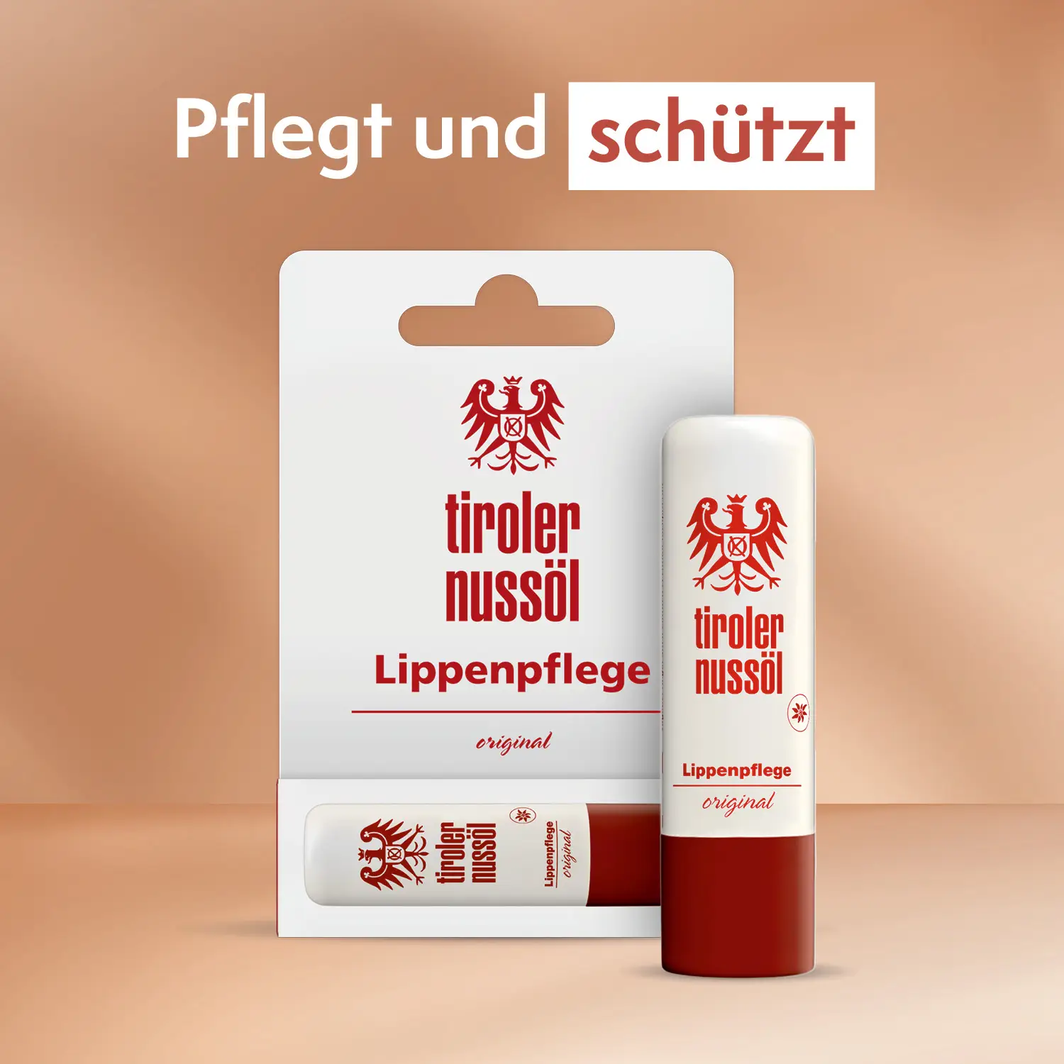 Tiroler Nussöl Original Lippenpflege – Pflegt und schützt die Haut