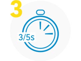 Icon zum Anwendungschritt 3, Zeitintervall wählen und aktivieren.
