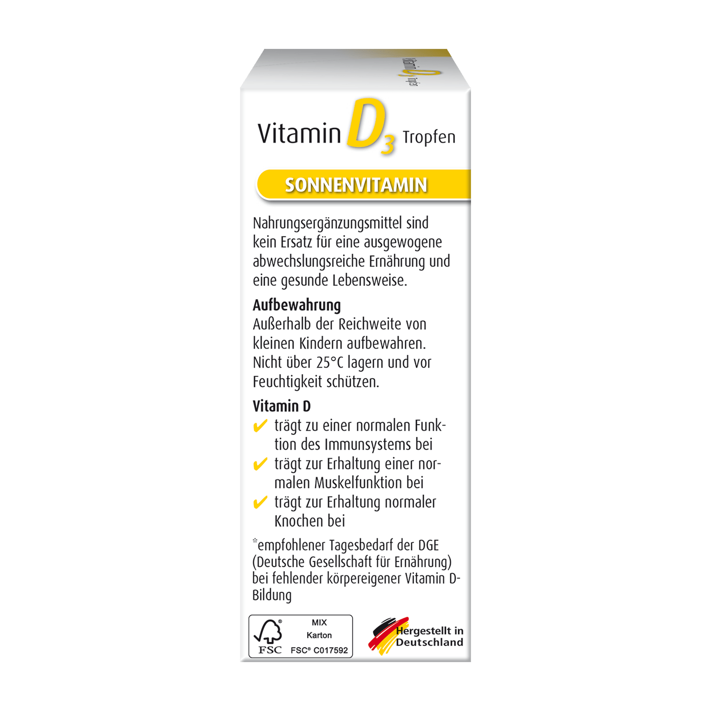 Vitamin D3 Tropfen