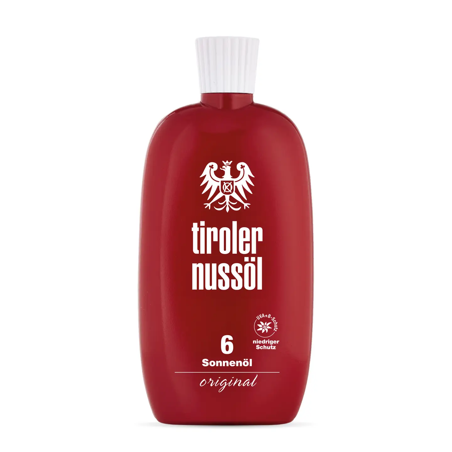 Tiroler Nussöl Original Sonnenöl 150ml Lichtschutzfaktor 6 – Tube Vorderansicht